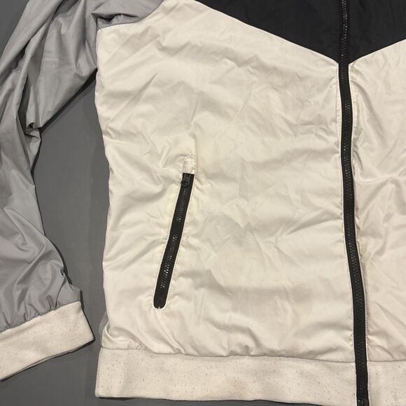 Nike Sportswear Windrunner Men’s Large Mesh Lined Full Zip Jacket White - Picture 3 of 10